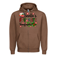 Chestnut santa's favorite sonographer Zipper Hoodie - AdoDesignShop