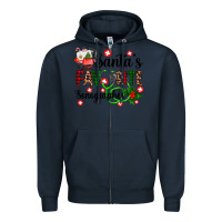 Navy santa's favorite sonographer Zipper Hoodie - AdoDesignShop