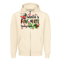 Sandshell santa's favorite sonographer Zipper Hoodie - AdoDesignShop