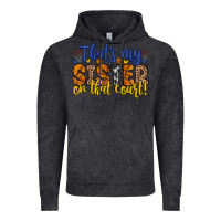 Vintage Black that s my sister on that court Vintage Hoodie - Zillion Design Studio