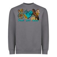 Storm peace love horses tbw Heavyweight Sweatshirt - texasbilliewilder