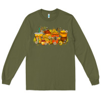 Army Green bee drink Long Sleeve Tee - RacoonDesign