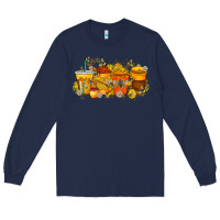 Navy bee drink Long Sleeve Tee - RacoonDesign