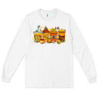 White bee drink Long Sleeve Tee - RacoonDesign