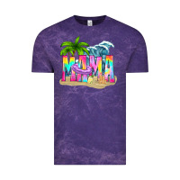 Cloud Purple summer mama Vintage Tee - texasbilliewilder