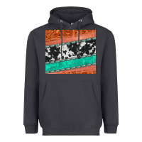 Smoke western turquoise gemstone cowhide  leather tumbler Heavyweight Hoodie - Jasminsmagicworld