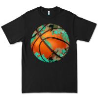 Black western basketball camouflage glitter pattern Premium Tee - Artiststas