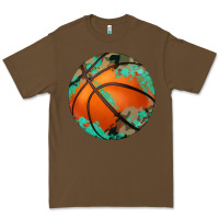 Cacao western basketball camouflage glitter pattern Premium Tee - Artiststas