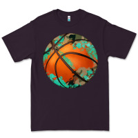 Plum western basketball camouflage glitter pattern Premium Tee - Artiststas