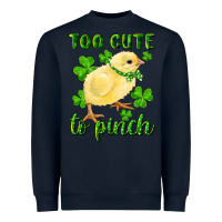Navy Too Cute To Pinch Chick Heavyweight Sweatshirt - RanaPortraitStore