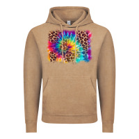 Vintage Coffee leopard tie dye background Vintage Hoodie - Zillion Design Studio