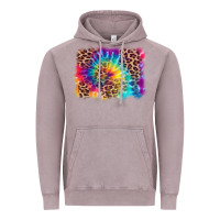 Vintage Zinc leopard tie dye background Vintage Hoodie - Zillion Design Studio