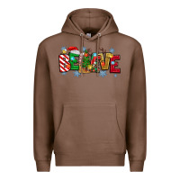 Chestnut Christmas Believe Premium Hoodie - MaliasSmallBusiness