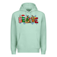Seafoam Christmas Believe Premium Hoodie - MaliasSmallBusiness
