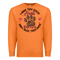 Carrot i have two titles aunt and dog mom Premium Sweatshirt - MaliasSmallBusiness