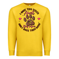 I Have Two Titles Aunt And Dog Mom Premium Sweatshirt | Teevron