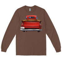 Chestnut western red truck back view Long Sleeve Tee - FaDigitalArtStudio