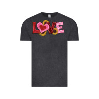 Vintage Black valentine's day love sunflowers Vintage Tee - RanaPortraitStore