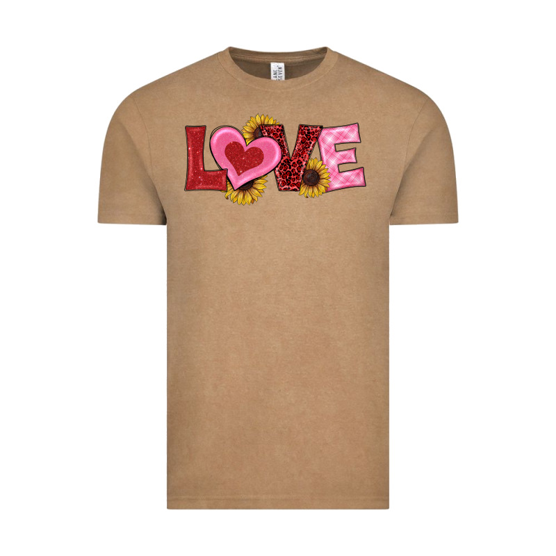 Valentine's Day Love Sunflowers Vintage Tee by RanaPortraitStore | Teevron