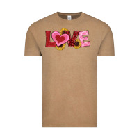 Vintage Coffee valentine's day love sunflowers Vintage Tee - RanaPortraitStore
