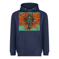 Navy western cross tumbler Heavyweight Hoodie - Jasminsmagicworld