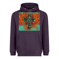 Plum western cross tumbler Heavyweight Hoodie - Jasminsmagicworld