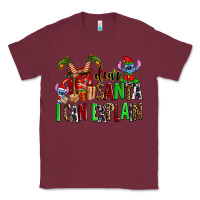 Burgundy cup of chocolate and  with christmas stitch elf Classic Tee - AdoDesignShop