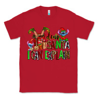 Red cup of chocolate and  with christmas stitch elf Classic Tee - AdoDesignShop