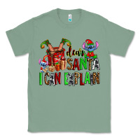 Sage cup of chocolate and  with christmas stitch elf Classic Tee - AdoDesignShop