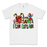 White cup of chocolate and  with christmas stitch elf Classic Tee - AdoDesignShop