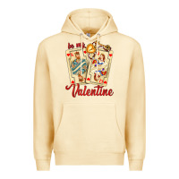 Pina Colada be my valentine with playing cards and key Premium Hoodie - AdoDesignShop