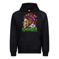 Black momster halloween momlife Urban Hoodie - Jasminsmagicworld