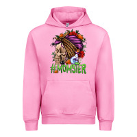 Fuchsia Pink momster halloween momlife Urban Hoodie - Jasminsmagicworld
