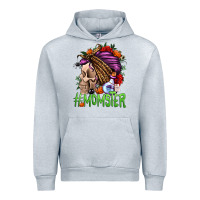 Heather Grey momster halloween momlife Urban Hoodie - Jasminsmagicworld