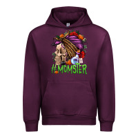 Mauve Wine momster halloween momlife Urban Hoodie - Jasminsmagicworld