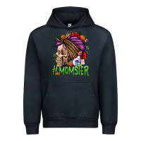 Navy momster halloween momlife Urban Hoodie - Jasminsmagicworld