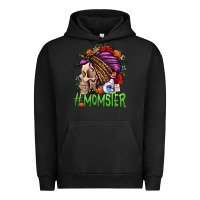 Pigment Black momster halloween momlife Urban Hoodie - Jasminsmagicworld