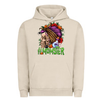Pigment French Oak momster halloween momlife Urban Hoodie - Jasminsmagicworld