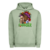 Pigment Oil Green momster halloween momlife Urban Hoodie - Jasminsmagicworld