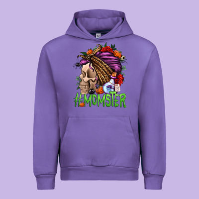 Momster Halloween Momlife Urban Hoodie Designed By Jasminsmagicworld