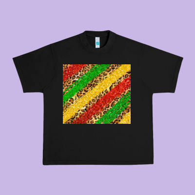 African Colors Leopard Urban Heavy Tee Designed By Zillion Design Studio