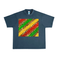 Midnight Navy african colors leopard Urban Heavy Tee - Zillion Design Studio