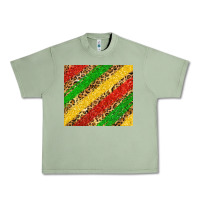 Oil Green african colors leopard Urban Heavy Tee - Zillion Design Studio