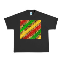 Pigment Black african colors leopard Urban Heavy Tee - Zillion Design Studio