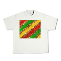 Pistachio african colors leopard Urban Heavy Tee - Zillion Design Studio