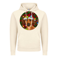 Vintage Artic Christmas Dachshund Vintage Hoodie - RanaPortraitStore