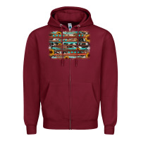 Burgundy sunflower gemstone background Zipper Hoodie - JahusDesignShop