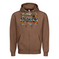 Chestnut sunflower gemstone background Zipper Hoodie - JahusDesignShop