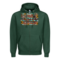 Sports Green sunflower gemstone background Zipper Hoodie - JahusDesignShop
