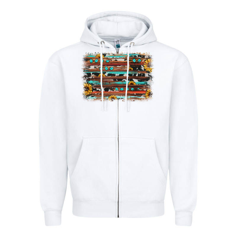 Sunflower Gemstone Background Zipper Hoodie by JahusDesignShop | Teevron
